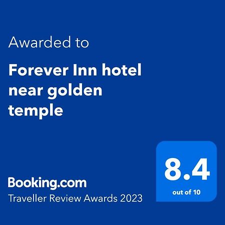 Forever Inn Hotel Near Golden Temple Amritsar Zewnętrze zdjęcie